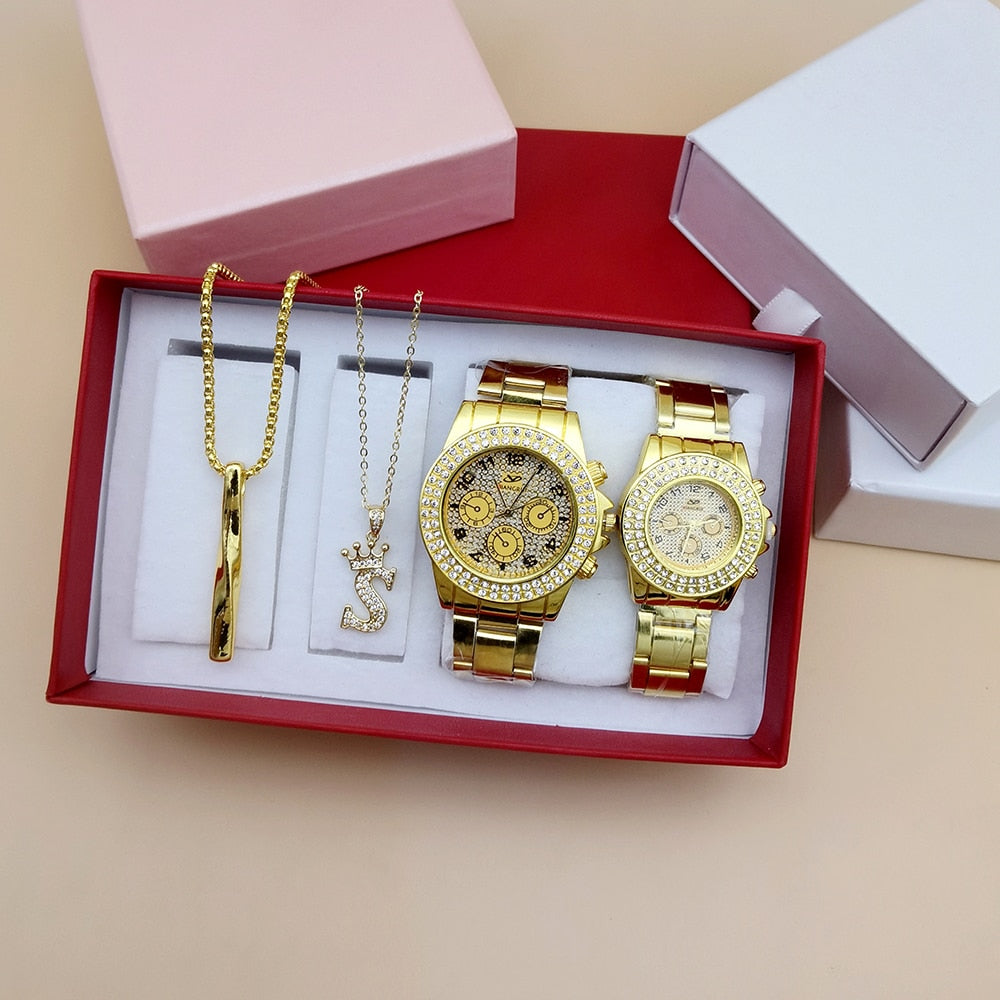 Wrist watch couple discount set