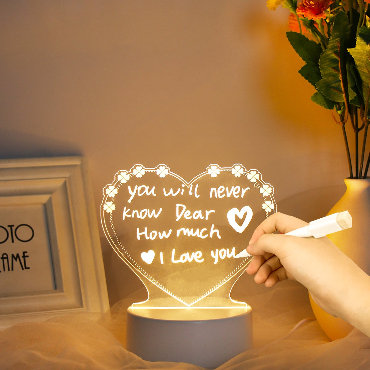 Led love online light