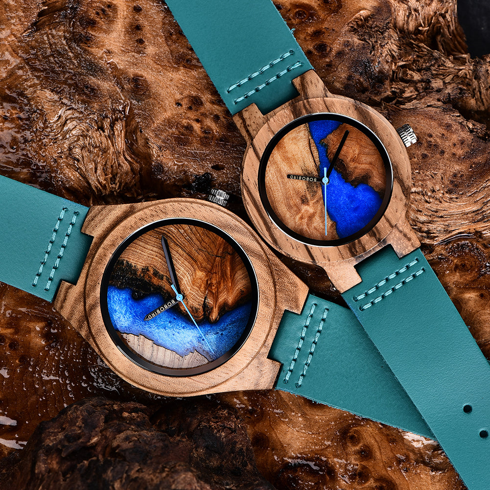 Wood on sale resin watch